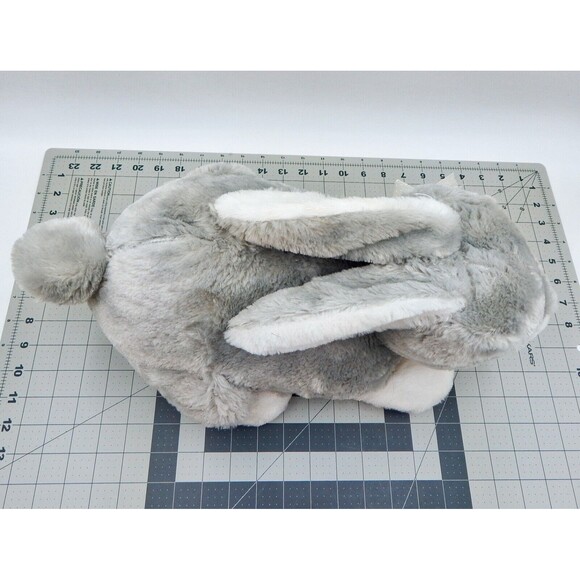 Dan Dee Collectors Choice Grey Bunny Rabbit Plush Stuffed Animal 17 Inch Bow - Picture 6 of 11